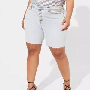 NWOT Torrid Light Blue Denim Shorts